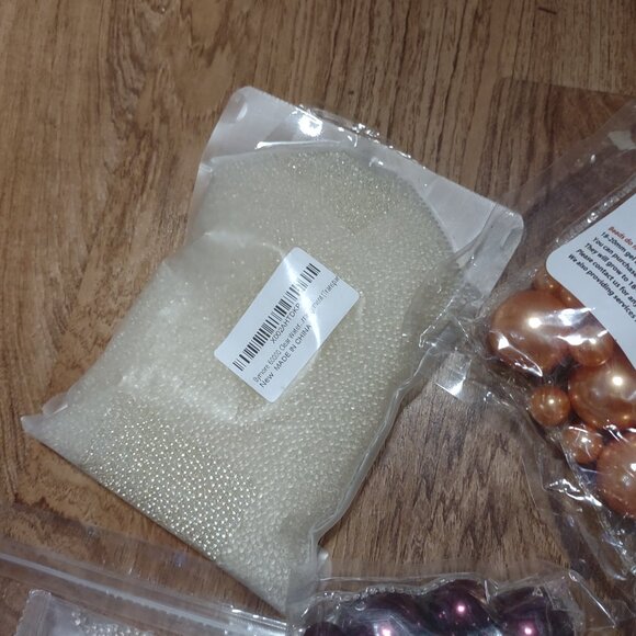 Lot Of 5 DIY Floating Pearl Bead Sets. TSM18 - Picture 6 of 9